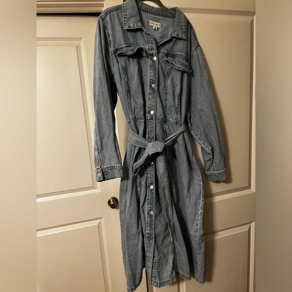 Ava&Viv Jean Dress